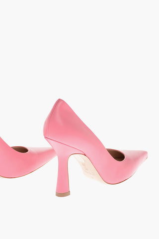  LEONIE HANNE Spool Heel Leather Pumps 9cm