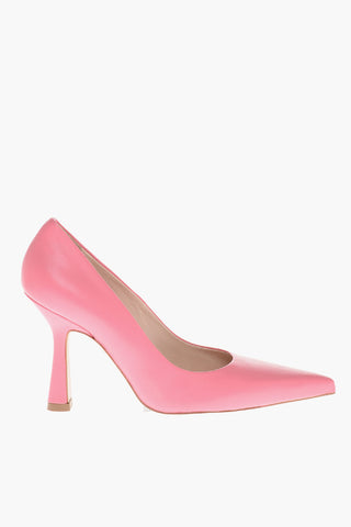  LEONIE HANNE Spool Heel Leather Pumps 9cm