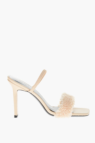 Sandali in Pelle ADA con Dettaglio in Shearling