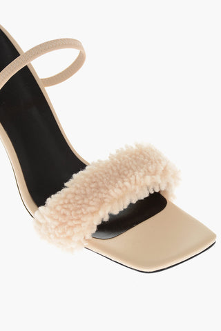 Sandali in Pelle ADA con Dettaglio in Shearling