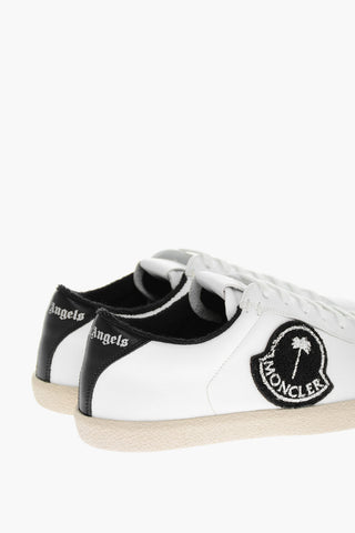 MOCLER X PALM ANGELS Lace-up Leather Sneakers