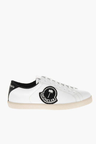MOCLER X PALM ANGELS Lace-up Leather Sneakers