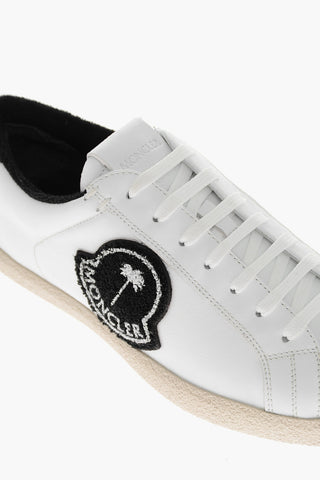 MOCLER X PALM ANGELS Lace-up Leather Sneakers