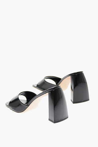 Mules in Vernice MICHELE con Tacco Squadrato 7cm