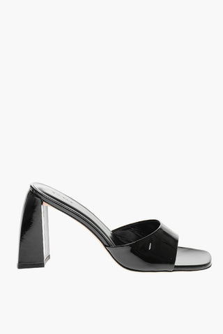 Mules in Vernice MICHELE con Tacco Squadrato 7cm