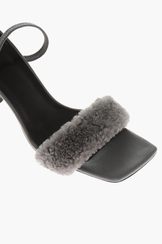 Sandali in Pelle ADA con Dettaglio in Shearling