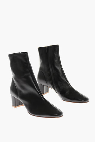 Stivaletti in Pelle SOFIA con Zip Interna 6cm
