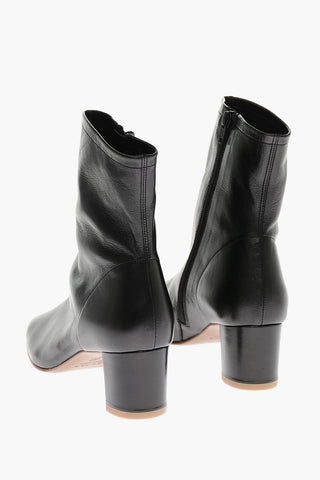 Stivaletti in Pelle SOFIA con Zip Interna 6cm