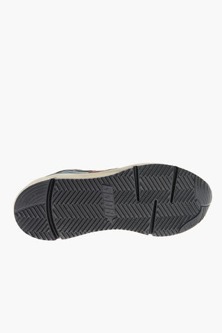 RUNNING Suede Sneakers with Pony Detail