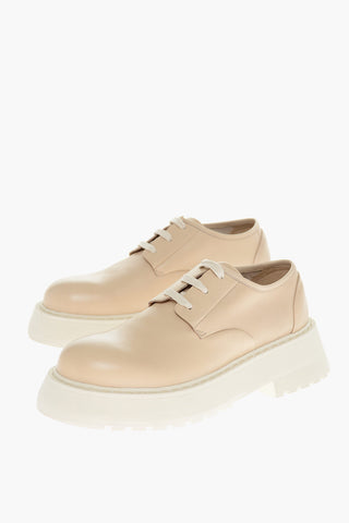 Leather MICARRO Derby Shoes with Carrion Sole