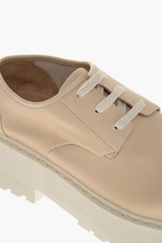 Leather MICARRO Derby Shoes with Carrion Sole