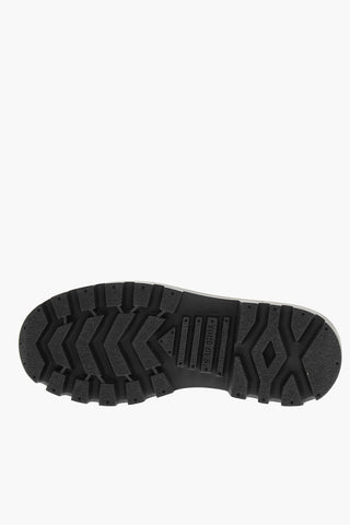 Crocodile Embossed Leather Penny Loafers