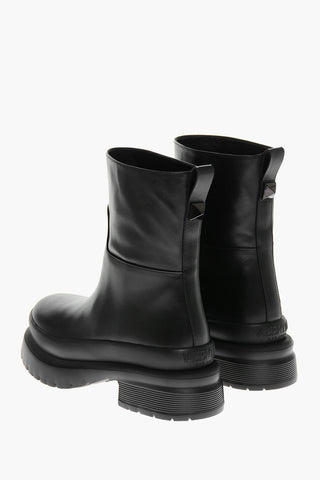 Stivali Bassi ROMAN STUD con Maxi Borchia sul Retro