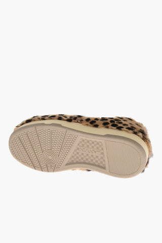 Animalier Printed Fur Padded Slip On