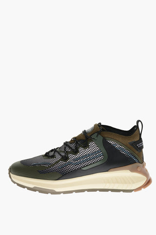 NO-CODE Logoed Lace-up RETE RUNNING Sneakers
