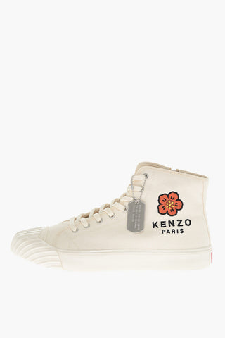 KENZOSCHOOL High Top Sneakers with Embroidery