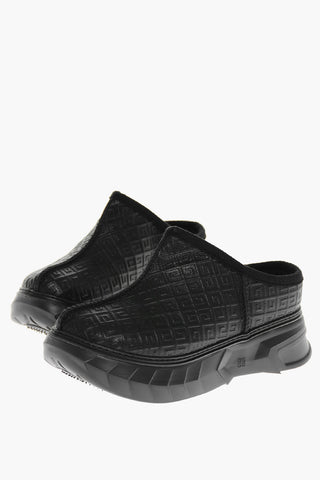 Calfskin Slip On Shoes with Monogrammed Pattern