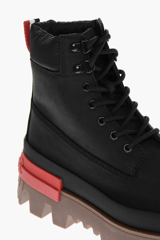 Stivaletti MON CORP in Suede con Logo in Rilievo