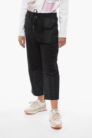Pantaloni Jogger in Cotone Garzato