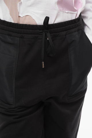 Pantaloni Jogger in Cotone Garzato