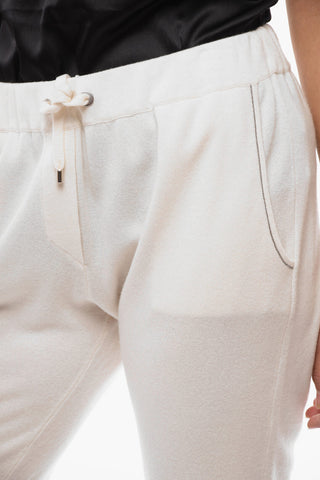 Cashmere Sweatpants with Drawstring