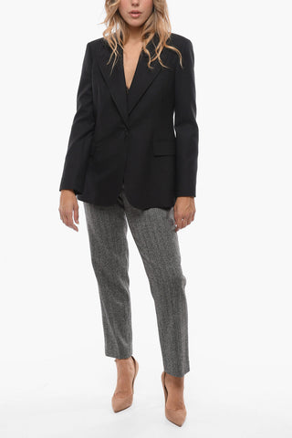 Peak Lapel PLANE Slim Fit Blazer