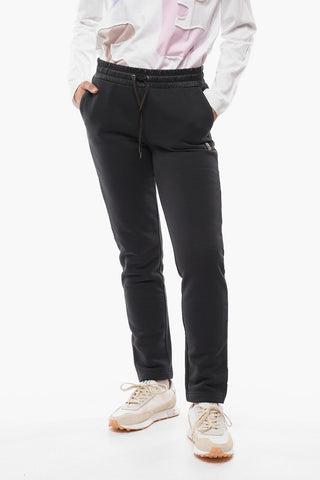 Cotton Sweatpants with Nylon Detail