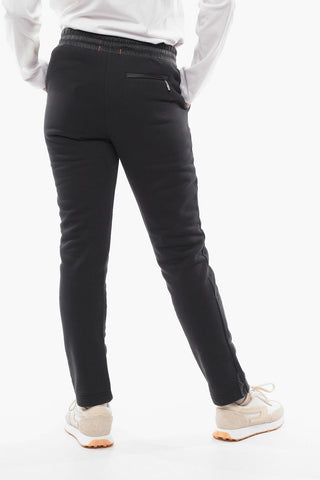 Cotton Sweatpants with Nylon Detail
