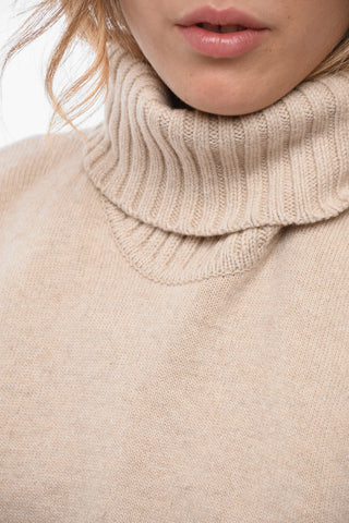 Turtleneck Cashmere Pullover