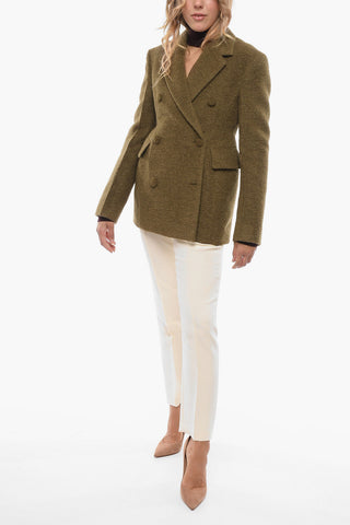 Blazer in Misto Lana d'alpaca con Doppiopetto