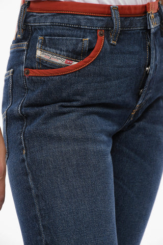 1995-SP Straight-leg Denims with Dark Wash 16cm