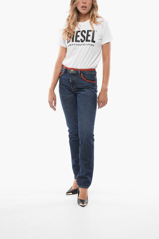 1995-SP Straight-leg Denims with Dark Wash 16cm