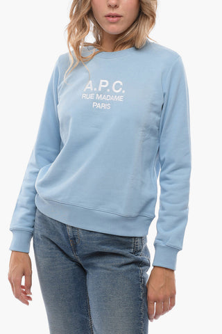 Crewneck Sweatshirt with Embroidered Logo
