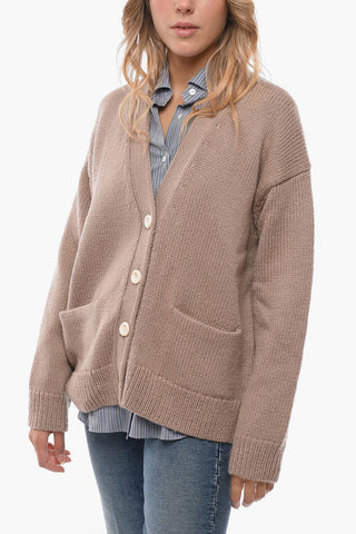 Wool-blend Oversized Cardigan