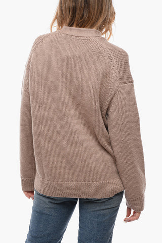 Wool-blend Oversized Cardigan