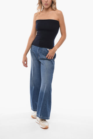 Cashmere Blend Off-Shoulder Top 