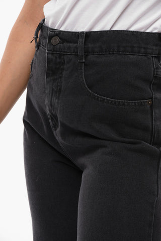 Raw cut-edged Wide Leg Denims 27cm