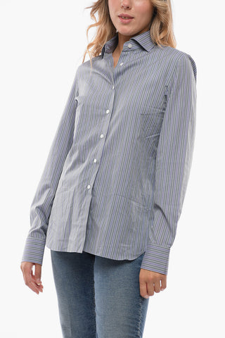 Camicia IVANA in Popeline di Cotone a Righe