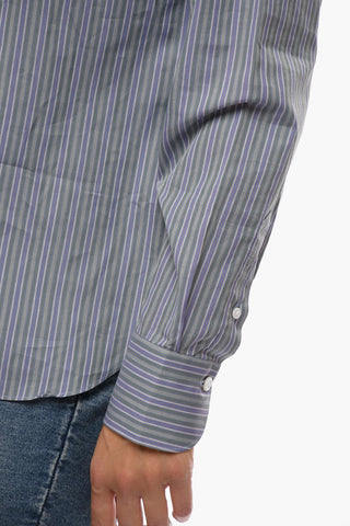 Camicia IVANA in Popeline di Cotone a Righe