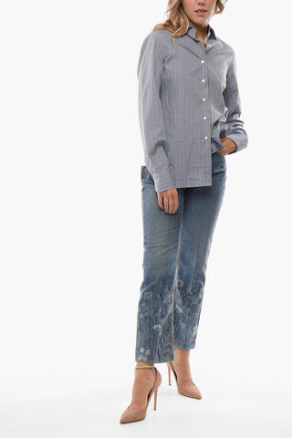 Camicia IVANA in Popeline di Cotone a Righe