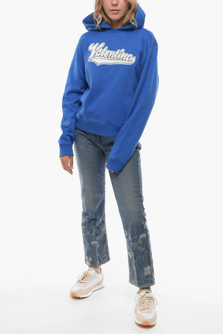 Cotton Hodie with Terry Patches