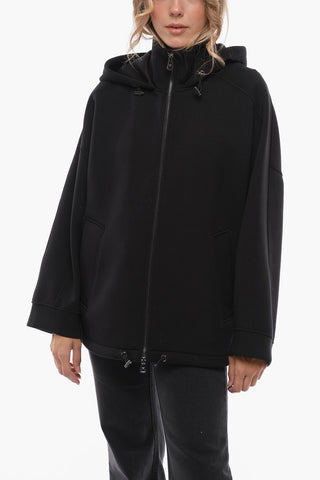 EMPORIO Oversized Hoodie with Front Zip