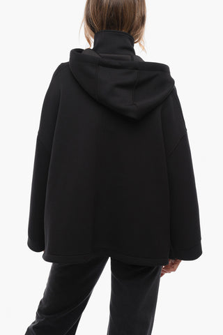 EMPORIO Oversized Hoodie with Front Zip