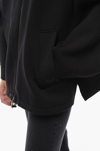 EMPORIO Oversized Hoodie with Front Zip