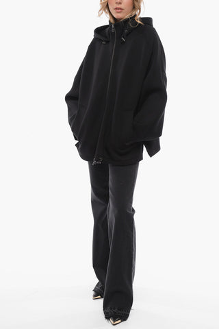 EMPORIO Oversized Hoodie with Front Zip