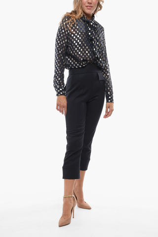 Pantaloni AUDREY in Lana Vergine con Zip Laterale