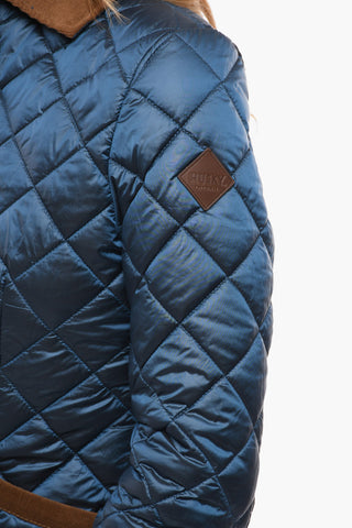 Quilted ELIZABETH Jacket with Corduroy Details