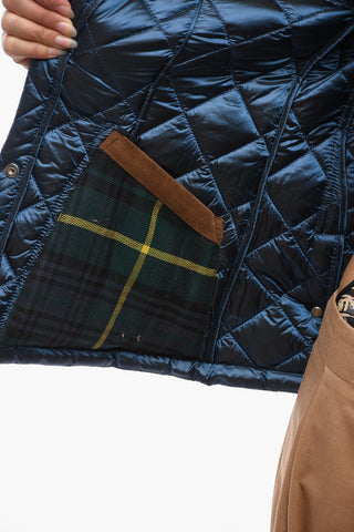Quilted ELIZABETH Jacket with Corduroy Details