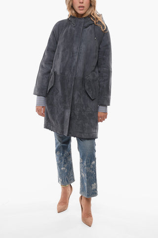 Mink Fur Coat with Hidden Fastening