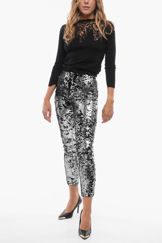 Leggings MADILIO a Vita Alta Paillettati